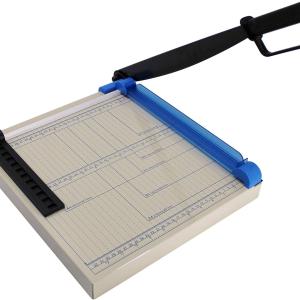 TEXALAN(R) 12" A4 Paper Cutter Multi-Purpose Trimmer for Metal Sheet, Leather, Plastic Sheet, Non-Woven Fabric, 12 Sheets 80-Gram Paper
