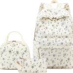 BTOOP School Backpack for Girls Kids Teens Cute School Bookbag Set with Insulated Lunch Box Pencil Case