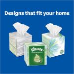 Kleenex Soothing Lotion Tissues with Aloe, Coconut Oil and Vitamin E, 4 cube boxes, 1 Cube Box containe 85 Tissues. Total of 340 Tissues. Assortment Colors.