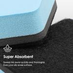 MaxGear Whiteboard Erasers, 24 Pack Magnetic Dry Erase Erasers for Classroom, Mini Whiteboard Cleaning Ps, Chalkboard Wiper Teacher Supplies for School, Office, Home, 6 Macaron Color Set, 2 x 2 Inch