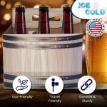 6pk Cardboard Carrier (Barrel, 150ct) | Holds 6pk 12oz Bottles | FAST SAME DAY SHIPPING