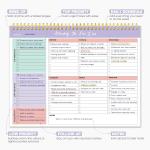 Taja Weekly To Do List Notep with 52 Undated Sheets（8.5"×11"）- Weekly Desk Planner for Women & Man, Work and Home - Violet Dream