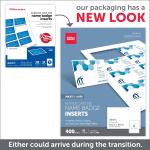 Office Depot Bge Inserts, 2 1/4in. x 3 1/2in., White, Pack of 400, OD98846