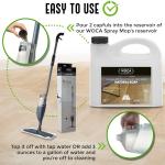 WOCA Natural Soap, Natural 1L - Concentrated Wood Cleaner for oil finished hardwood floors, tables, millwork, cutting boards, countertops and butcher block