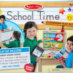 Melissa & Doug School Time! Classroom Play Set Game - Be Teacher or Student - FSC Certified