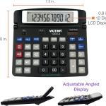 Victor 1200-4 Business Desktop Calculator, 12-Digit LCD