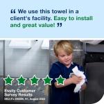 Tork Matic Paper Hand Towel Roll White H1, Universal, 100% Recycled Fiber, 6 Rolls x 700 ft, 290089