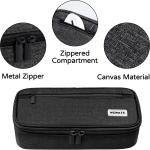 WEMATE Pencil Case, Large Storage Organizer for Stationery, Back - to - School Essential, Teacher Must - have, Big Pencil Pouch, Marker Case School Supplies for College & High School