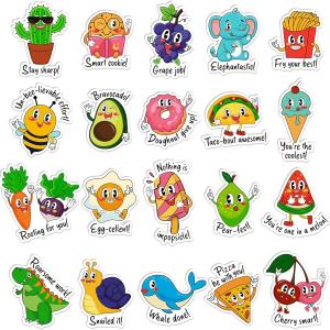 800PCS Punny Teacher Sticker for Student, D-FantiX Motivational Reward Stickers for Kids Classroom, Must Have Essentials for Teachers Elementary, Positive Encouragement Stickers Home School Supplies