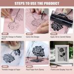 Linoleum Blocks for Printmaking Supplies - 6PCS 4”x6”Rubber Linocut Block Printing Kit for Stamp Carving, Soft Relief Printing Linoleum for DIY Crafts & Art Projects