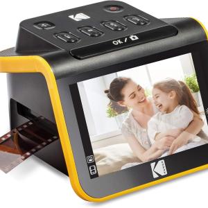 KODAK Slide N SCAN Film & Slide Scanner Digitizer with 5” LCD Screen, Quickly Convert Negatives & Slides to Digital 22MP JPEG Photos, Compatible with 135, 126 and 110 Film & Slides
