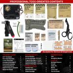 RHINO RESCUE Car Tactical IFAK Trauma Kit with C-A-T Tourniquet, First Aid Kits for Vehicles, Molle Pouch for Military, Combat, Car, Van, ATV