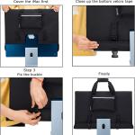 KISLANE Travel Carrying Case for 24'' iMac Desktop Computer, Protective Storage Bag for iMac Monitor Dust Cover with Carry Handle for 24 inch iMac Screen and Accessories (Black)