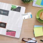 Better Office Products 50/Box Clear Heavyweight Business Card Sleeve Pages, Refill Pages, 10 Pockets Per Sheet, 3 Ring Business Card Binder Sheets, 50 Count