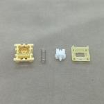 Tecsee Mechanical Keyboard Silent Shaft Switch Lubricated, Silent Linear Low Profile Yellow Medium Switch for Tablet Notebook Desktop Computer Peripheral Keyboard(70PCS Linear)