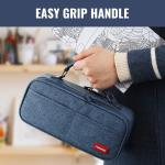 Pencil Case, Large Capacity Pencil Case Organizer; Double Zipper Storage Bag; Big Pencil Pouch for College School Office Teen Girl Boy Men Women ult