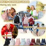 YJMKOI Kids Backpack Set for Girls Middle-School Elementary Bookbags Aesthetic Backpack for Teen Girls-Boys