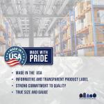 Plasticplace 32 Gallon Trash Bags Garbage Can Liners for Toter, Heavy Duty Contractor Black Garbage Bags, Leak-Proof, Tear-Resistant Can Liners, 44” x 54”, 50 Count Trashbags Yard Waste 1.5 Mil