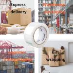 Packing Tape Refills, Clear, Packaging Tape Heavy Duty Designed for Moving, Shipping and Packing, Mailing,1.88" x 60 yds, 2 Rolls