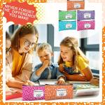 Epakh 5 Pcs Back to School Gifts Pencil Case Pouch 8.7 x 3.9 Inches Composition Book Portable Pencil Bag with Zipper Multipurpose Cute Pen Pouch for Stationery Organizer Teachers Gifts (Classic)