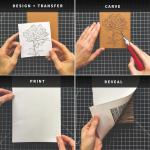 Speedball Deluxe Block Printing Kit - Includes Inks, Brayer, Bench Hook, Lino Handle and Cutters, Speedy-Carve Block, Mounted Linoleum Block (3472)