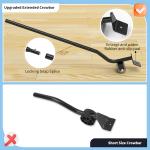 Heavy Duty Furniture Dolly 360° Rotating 5 Wheels, Alloy Steel 3000 lbs Lo Capacity Furniture Movers with Measuring Tape & Leveler