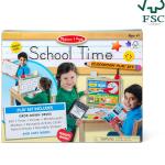 Melissa & Doug School Time! Classroom Play Set Game - Be Teacher or Student - FSC Certified
