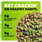 Wonderful Pistachios No Shells, Roasted & Salted Nuts, 6 Ounce Resealable Bag, Protein Snacks, Gluten Free, Healthy Snacks for ults