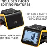 KODAK Slide N SCAN Film & Slide Scanner Digitizer with 5” LCD Screen, Quickly Convert Negatives & Slides to Digital 22MP JPEG Photos, Compatible with 135, 126 and 110 Film & Slides
