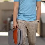 Bible Covers for Men, Bible Carrying Case with Pockets/Leather Handle, Multi-Functional Large Size Zippered Bible Bag, Great for Bible Study/Daily Use, Bible Case for Men (Gray)