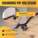 Furniture Moving Dolly Set – Heavy Duty 2300 lb Capacity, 5-Wheel System with Lifter Tool, 360° Swivel Casters, Floor-Safe Design, Includes Gloves & Bag – Move Heavy Items Easily