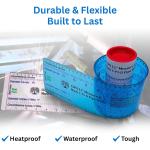 11" Diameter Measure & Mark C-Pi-D Pipe Wrap Around - Measure & Marking Tool, Cutting Guide With Re Through Design for Circumference, Diameter