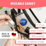 Sauberkugel - The Clean Ball - The clever way of cleaning purses, bags, backpacks and school bags (Blue)