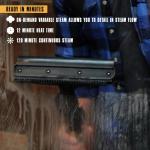 McCulloch MC1385 Deluxe Canister Steam Cleaner, 2-Hour Runtime, Chemical-Free, 23 Accessories: Mop He, Brushes & More - Built for Home, Tile, Carpet, Furniture, & Personal Car Detailing