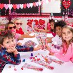 Valentines Day Gifts for Kids，28 Pack Valentines Day Stationery Kids Includes Pencil, Erasers, Cards, Stickers, Stamper for Kids Valentine's Day Party Favor Supplies School Classroom Exchange