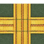 QWORK Heavy-Duty Canvas Cargo Lifting P Net - 3.28ft x 3.28ft Reinforced Handle Lifting Net for Construction, Logistics, and Transport, 2645lbs Lo Capacity, Non-Slip Material