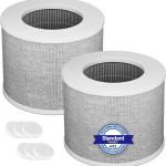 Core Mini Replacement Filter for LEVOIT Core Mini Air Purifier,Core Mini-P,3-in-1 Pet Care High Efficiency H13 HEPA Filter, Mini-RF Filter with Activated Carbon,Replace Part #Core Mini-RF,Yellow