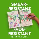 Paper Mate Flair Felt Tip Pens, Medium Point (0.7mm), Blue, 12 Count