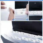 Expanding File Folder with Tabs, 13 Pockets File Organizer Accordion File Holder ，with Elastic Buckles Closure, A4 Paper Document Organizer for Home School Office