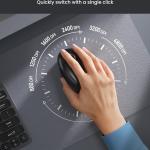 TECKNET Ergonomic Mouse, Bluetooth Wireless Vertical Mouse, Rechargeable Battery, Quiet Clicks, 4800 DPI justable, BT5.0/3.0 & 2.4G Connect, Easy to use, Wide Compatibility - Black