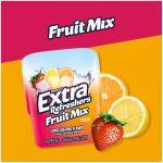 EXTRA Gum Refreshers Fruit Mix Sugar-Free Chewing Gum Bulk, 40 Piece Bottle (Pack of 6)