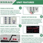 KORAD KA3005D - Precision Variable justable 30V, 5A DC Linear Power Supply Digital Regulated Lab Gre…