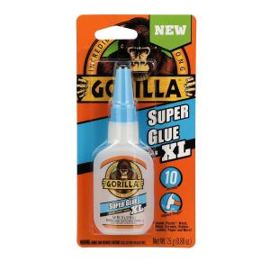 Gorilla Super Glue XL, Clear Glue, 25 Gram (Pack of 6) - All Purpose and Fast Setting for Projects and Repairs