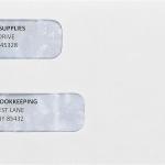 500 No. 8 Flip and Seal Double Window Security Check Envelopes - Designed for Quickbooks Printed Checks - Number 8 Size 3 5/8 Inch x 8 11/16 Inch