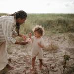 mushie Silicone Snack Cup | Spill Proof Food Container for Toddler and Baby (Blush)