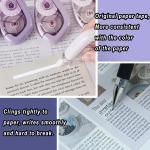 White Correction Tape, 5 Pack, 65.62 Feet Correction Tape for School and Office, Writing Supplies and Correction Supplies. (Purple)