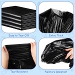 2 Packs 100pcs Black Dog Waste Bags 26" W x 33" l Dog Waste Station Can Liners Heavy Duty Thick Large Poop Bags for Pet Refill Rolls for Doggy Pet Outdoor