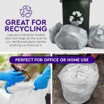 33 Gallon Trash Bags - 250 Count - 33" x 40" Clear Plastic Garbage Bags Tall Can Liners - Cleaning Products for Home, Office Bulk Trash, Light Residential or Commercial Waste, Indoor and Outdoor Use