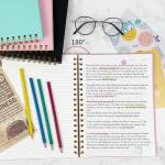 Lined Spiral Notebook B5 Mint Green Hardcover Notebooks for Work -7.48" X 10.18" 4 Pack 7MM College Ruled,160 Pages 100GSM Thick Paper for Note Taking School Office Supplies