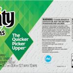 Bounty Quilted Napkins, 1-Ply, 12.1In X 12In, 100/PK, White